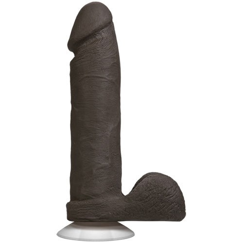 The Realistic Cock UR3 8" Non-Vibrating Dong - Black