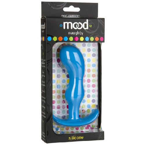 Mood - Naughty 2 Silicone Butt Plug - Large - Blue