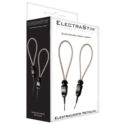 Metallic Adjustable Cock Loops - Electrastim
