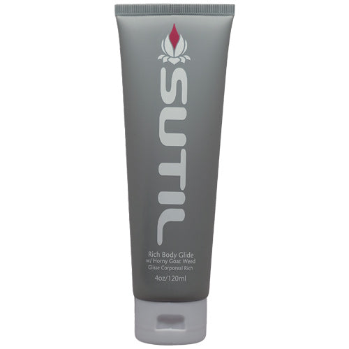 Sutil Rich Body Glide Lubricant w/Horny Goat Water Based 4 OZ