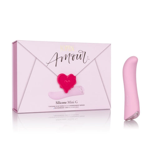 Jopen Amour Silicone Mini G Wand USB Rechargeable Pink