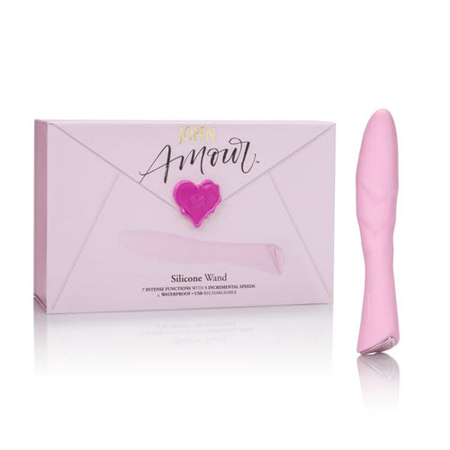 Jopen Amour Silicone Wand USB Rechargeable Pink