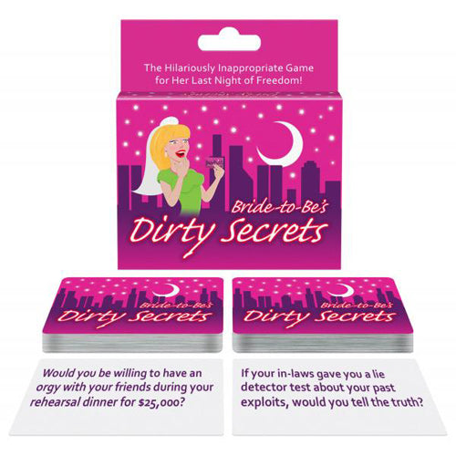 Bride-to-Be's Dirty Secrets Card Game