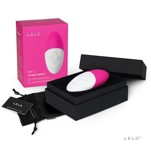Siri 2 Rechargeable Silicone Massager - Cerise