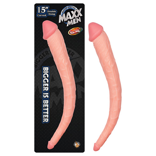 MAXX MEN 15" Curved Double Dong - Ivory