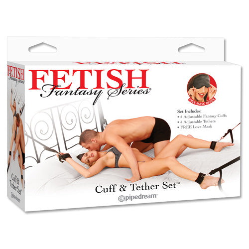 Fetish Fantasy Series - Cuff & Tether Set - Black