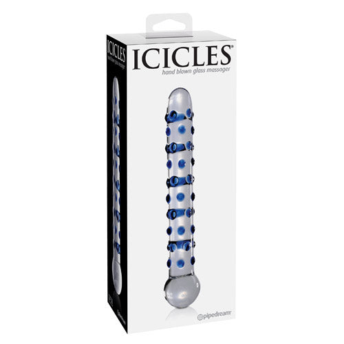 Icicles No. 50 - Hand Blown Glass Massager
