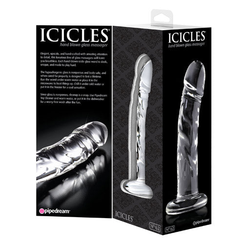 Icicles No. 62 - Hand Blown Glass Massager