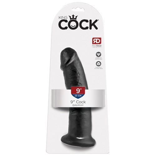 King Cock 9" Cock - Black