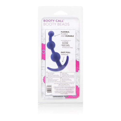 Booty Call Collection - Booty Beads Non-Vibrating Anal Beads - Purple