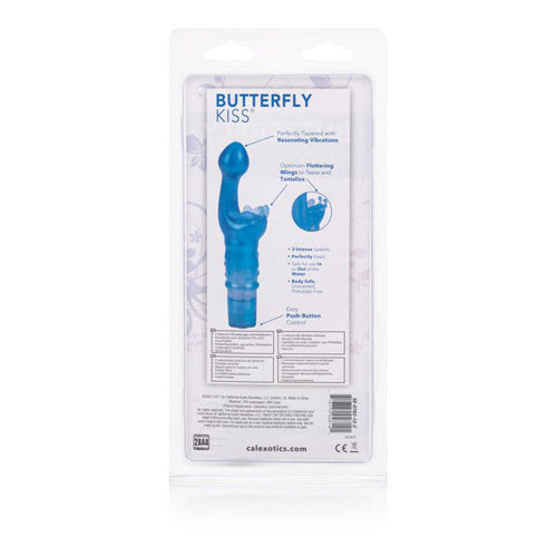 Butterfly Kiss 3 Speed G-Spot Vibrator - Blue (MS