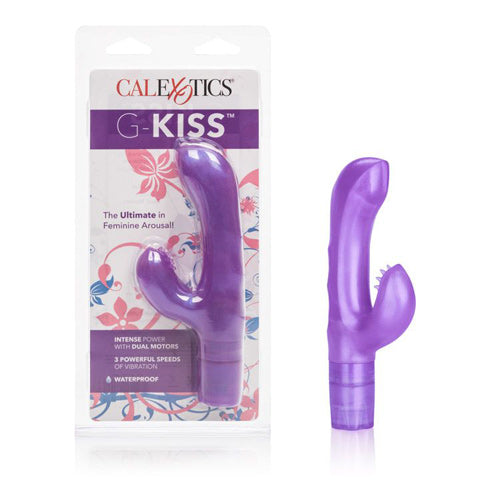 G-Kiss Vibes - 3 Speed G-Spot Dual Stimulating Vibrator - Purple (MS, WP)