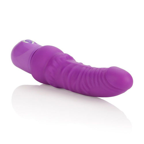 Waterproof Power Stud Vibrating Dongs - Curvy - Purple