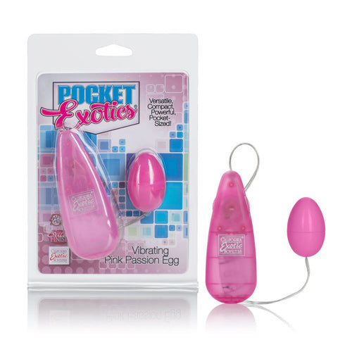 Pocket Exotics Vibrating Pink Passion Egg