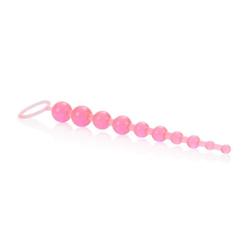 X-10 Beads Jelly Anal Beads - Pink
