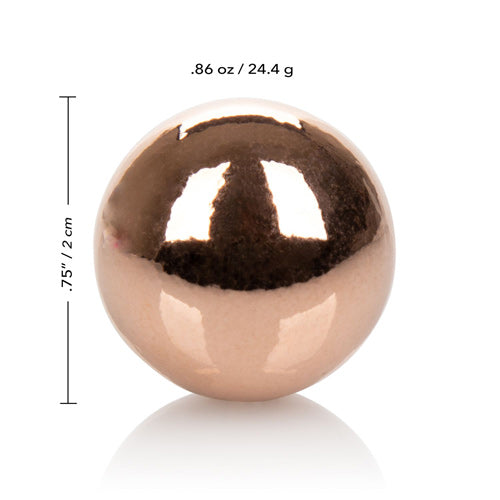 Cal Exotics Climax Weighted Balls - Rose Gold