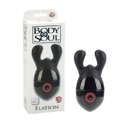 Body & Soul Elation Clitoral Massager - Black