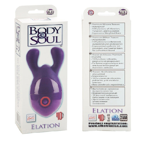 Body & Soul Elation Clitoral Massager - Purple