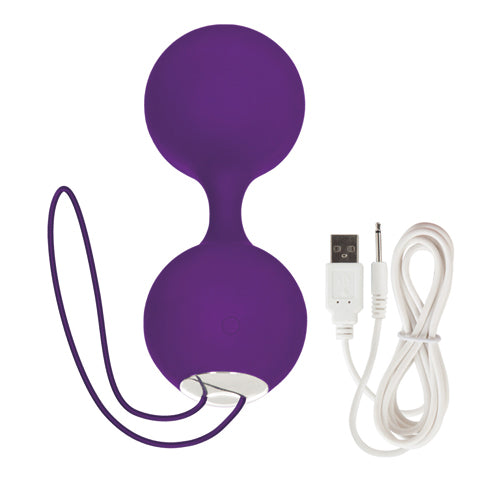 Embrace USB Rechargeable Love Balls - Purple