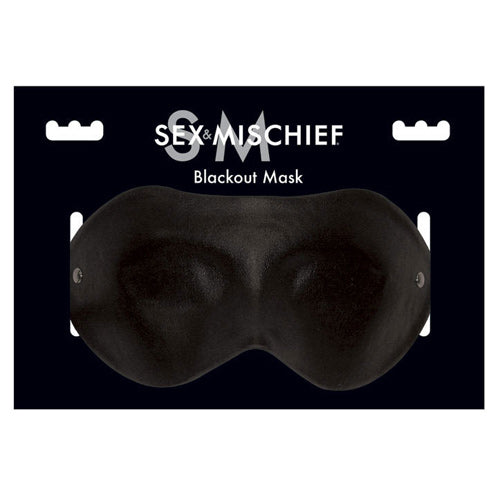 S&M Black Out Eye Mask - Black