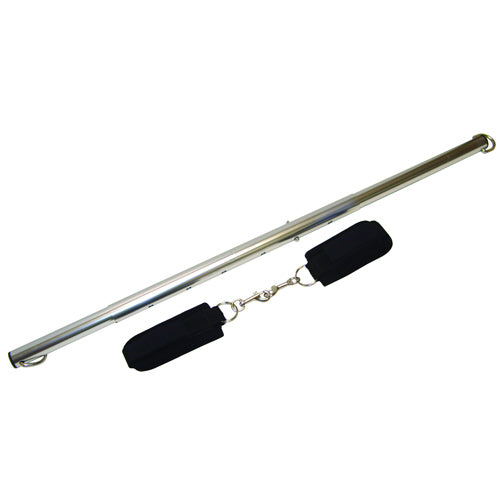 S&M Expandable Spreader Bar and Cuffs Set - Black