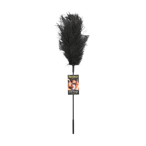 Ostrich Feather Ticklers - Black