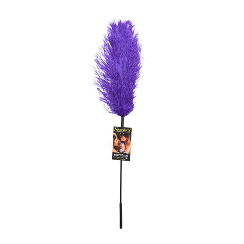Ostrich Feather Ticklers - Purple