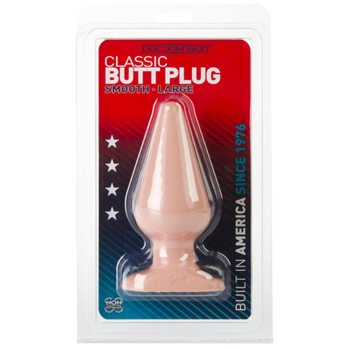 Butt Plug, White, Large - Doc Johnson