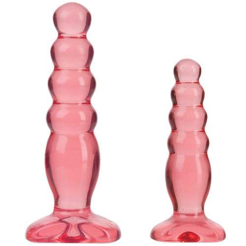 Crystal Jellies Anal Delight Trainer Kit Pink - Non Vibrating