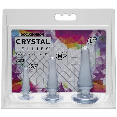 Crystal Jellies Anal Initiation Kit - Clear