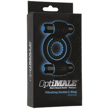 Optimale Vibrating Double C-Ring - Black