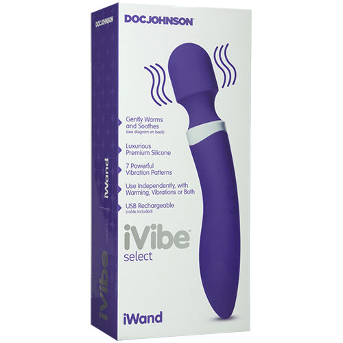 iVibe Select iWand Warms Up Purple USB Rechargeable