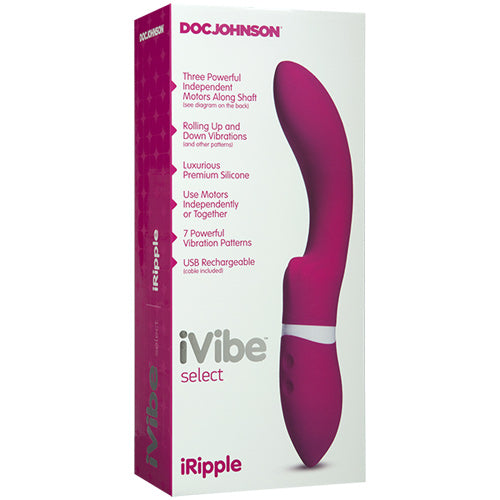 iVibe Select iRipple Massager Pink USB Rechargeable