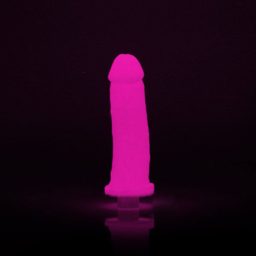 Clone-A-Willy Vibrating Silicone Penis Casting Kit - Glow in the Dark - Pink