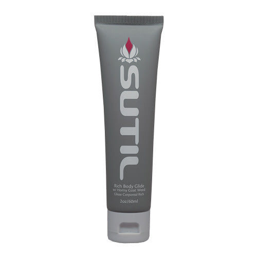 Sutil Rich Body Glide Lubricant w/Horny Goat Water Based 2 OZ