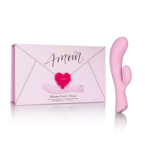 Jopen Amour Silicone Dual G Wand USB Rechargeable Pink