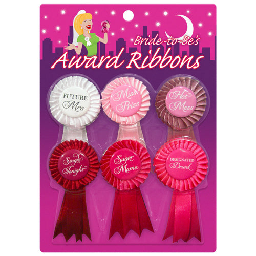 Bride-to-be's Award Ribbons ( 6 on card)
