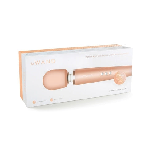 Le Wand Rose Gold Petite Rechargeable Wand Massager