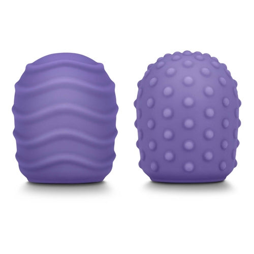 Droplet and Spiral Petite Wand Texture Covers - Purple