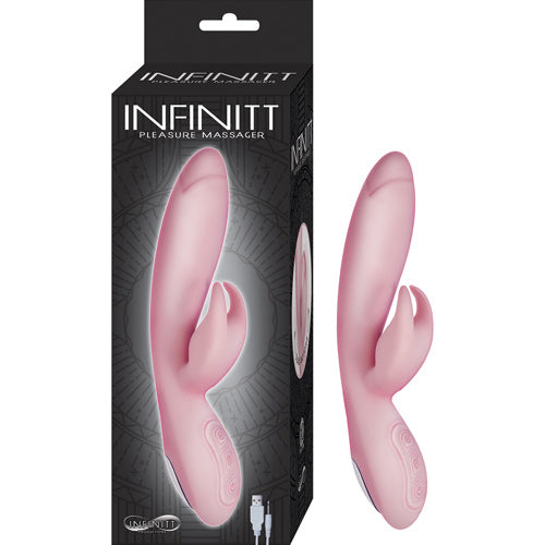 Infinitt Silicone Pleasure Massager 8 Inch vibe - Pink