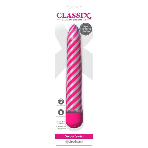 Classix Sweet Swirl Vibrator - Pink