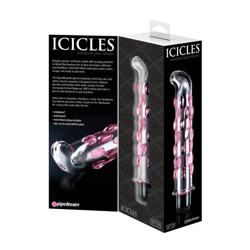 Icicles No. 19 - Waterproof Glass Vibrator - Pipedream Products