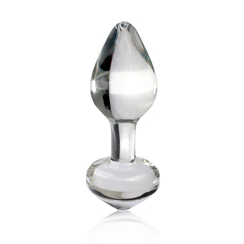 Icicles No. 44 - Clear - Hand Blown Glass Massager