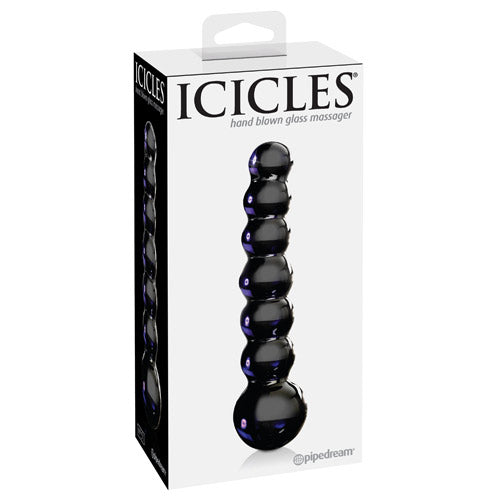 Icicles No. 51 - Hand Blown Glass Massager