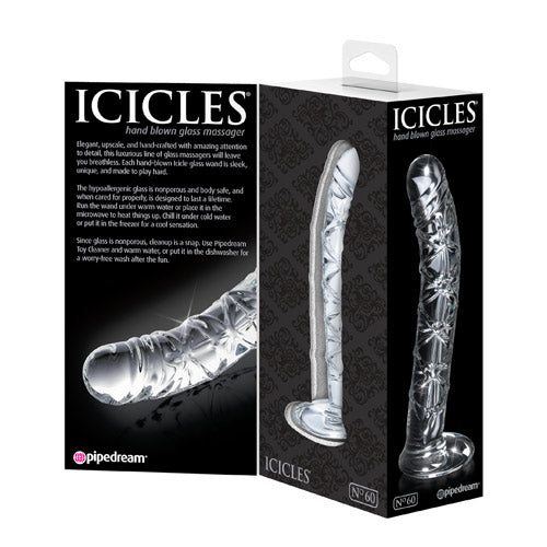Icicles No. 60 - Hand Blown Glass Massager