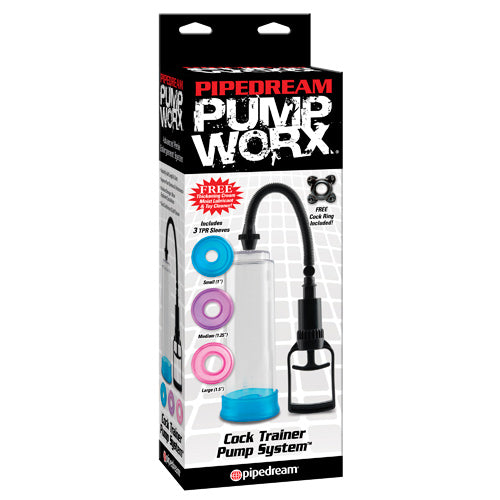 Pump Worx Cock Trainer Pump System (w/ 3 Pump Sleeves)