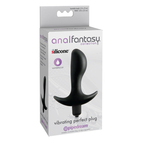 Anal Fantasy Collection: Vibrating Perfect Silicone Plug