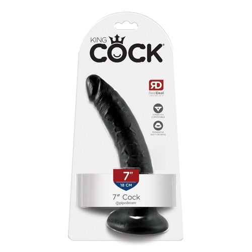 King Cock 7" Cock - Black