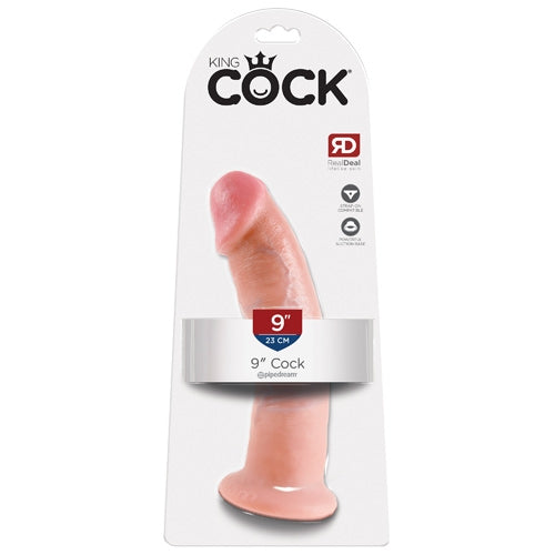 King Cock 9" Cock - Ivory