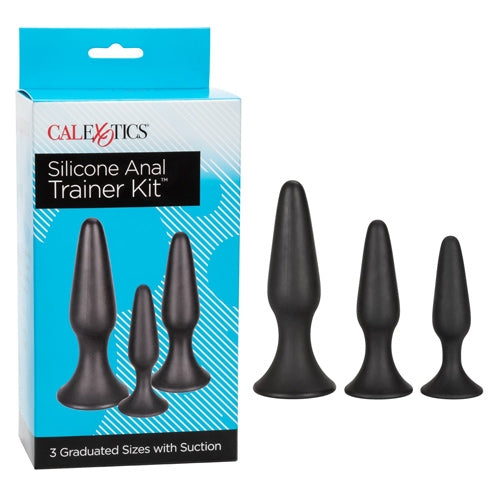 Silicone Anal Trainer Kit - Black